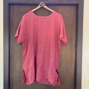 100% Linen Bryn Walker Short Sleeve Tunic
